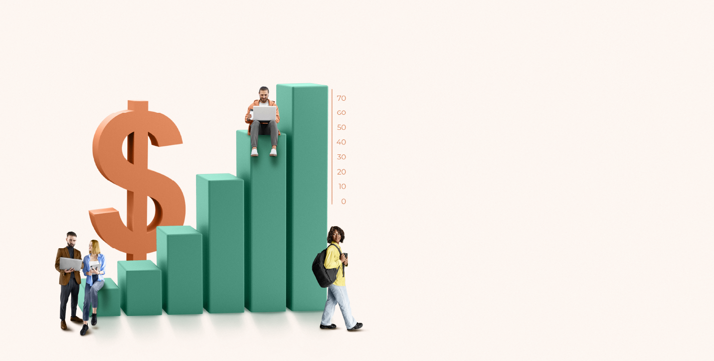 Financial professionals analyzing cloud cost and AWS migration growth strategies