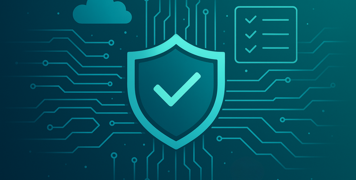 Fintech DevOps compliance checklist for 2025, highlighting SOC 2, PCI DSS 4.0, GDPR, ISO 27001, and automated security integration.